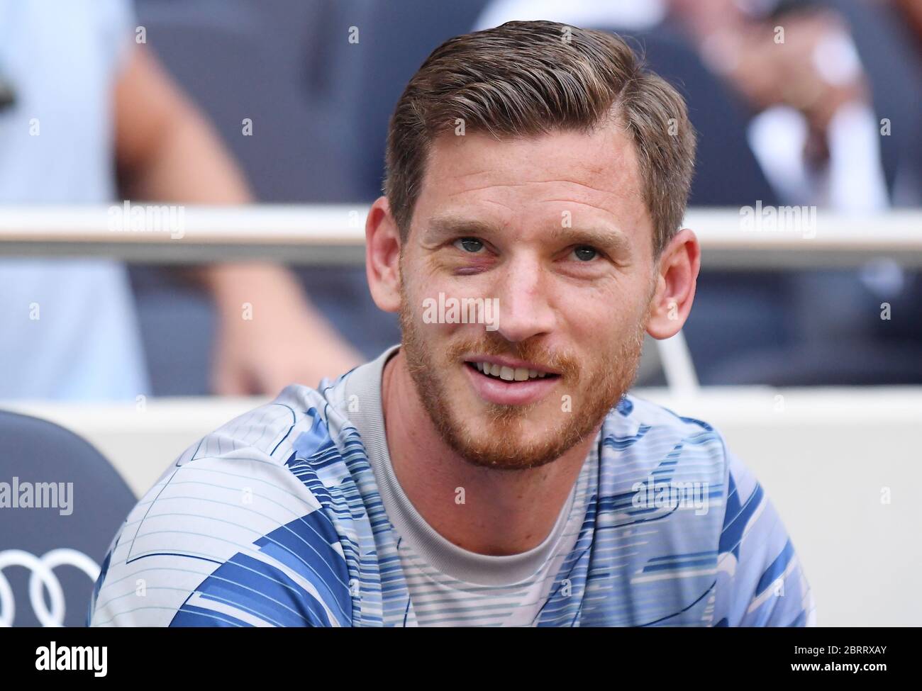 LONDON, ENGLAND - AUGUST 25, 2019: Jan Vertonghen of Tottenham pictured ahead of the 2019/20 Premier League game between Tottenham Hotspur FC and Newcastle United FC at Tottenham Hotspur Stadium. Stock Photo