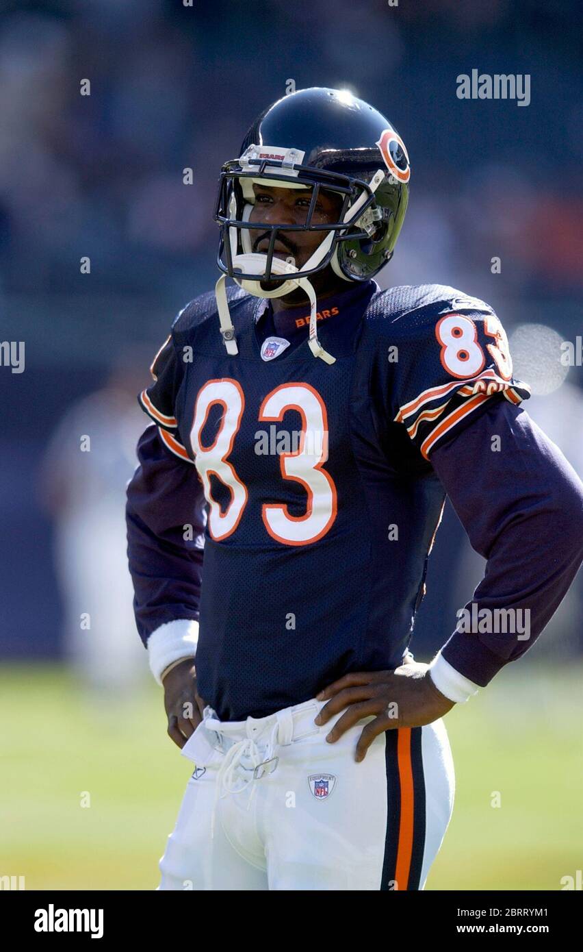 Chicago, United States. 05th Oct, 2003. Chicago Bears wide receiver David  Terrell against the Oakland Raiders. The Bears defeated the Raiders, 24-21,  in the first day game at the new Soldier Field
