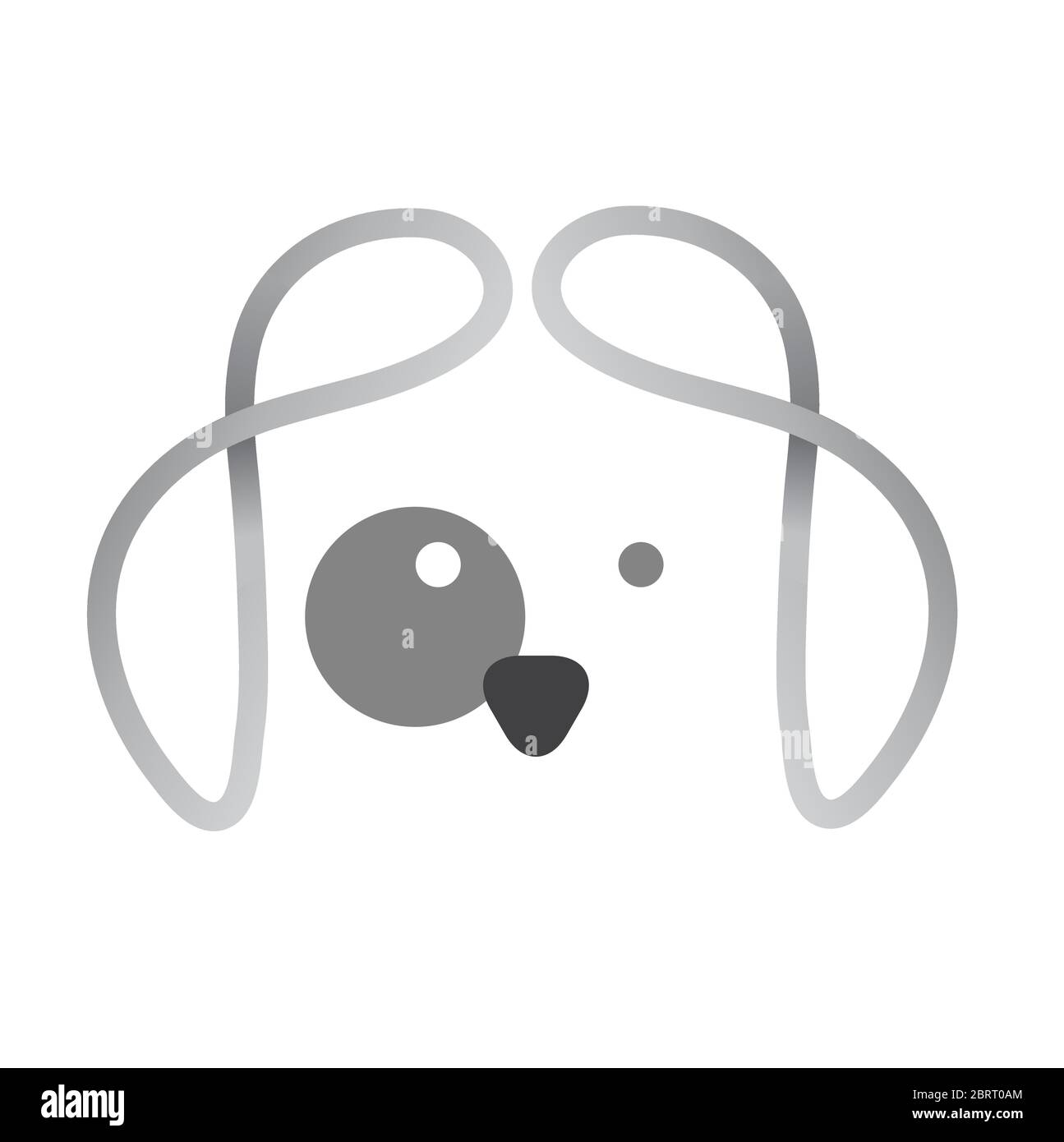 Dog letter logo design Stock Vector Images Alamy