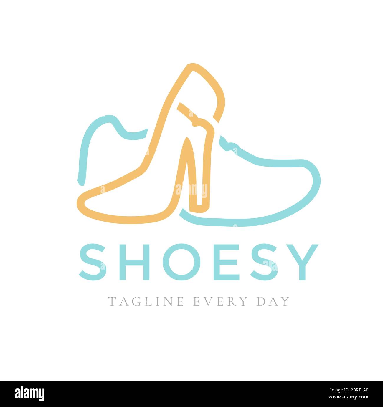 Minimalist shoes Stock Vector Images - Alamy