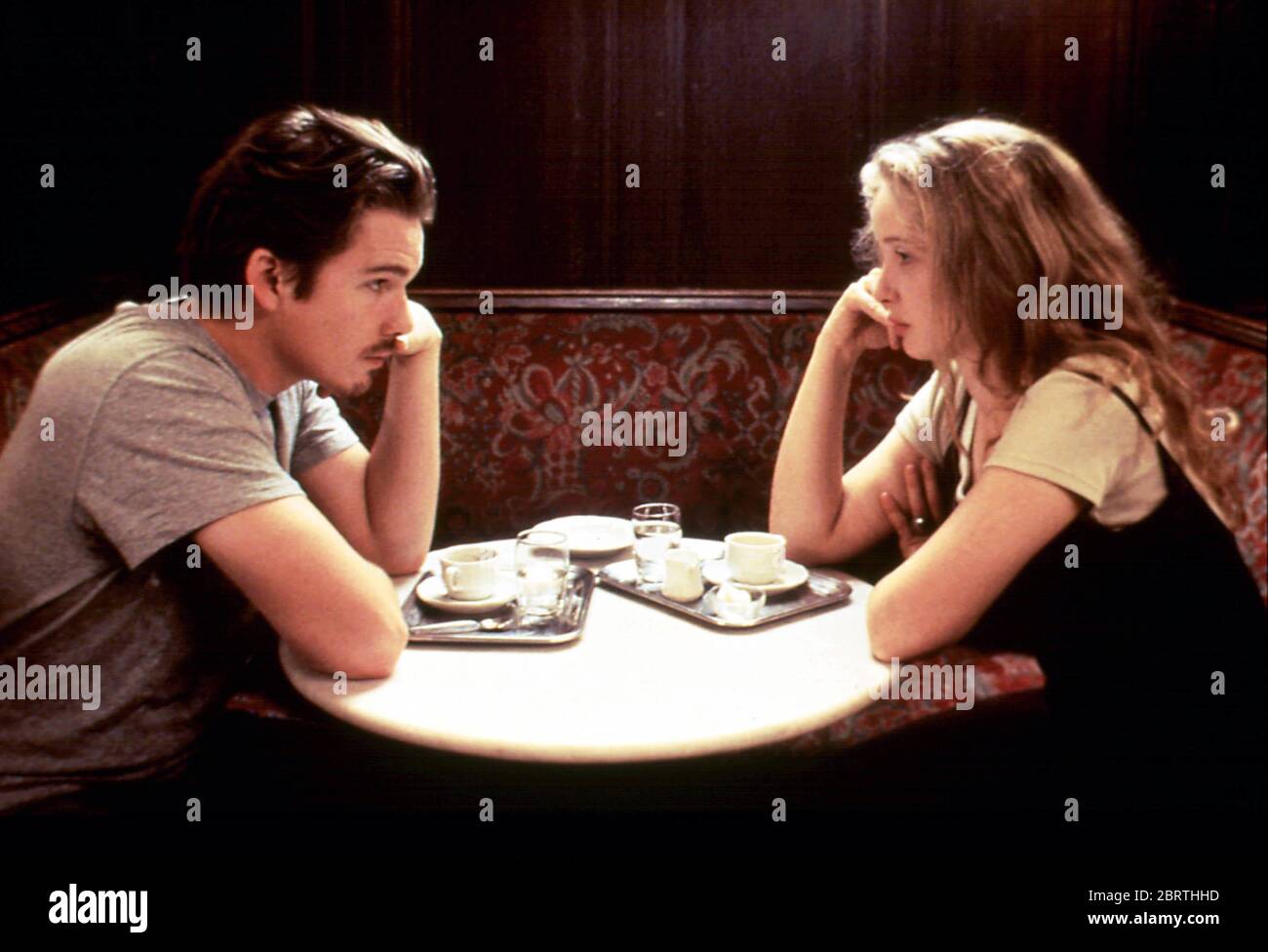 ETHAN HAWKE and JULIE DELPY in BEFORE SUNRISE (1995), directed by