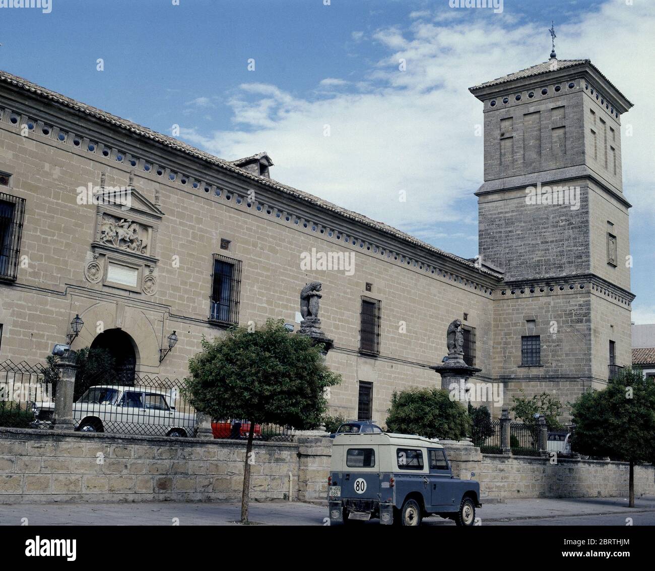 FACHADA. Author: VANDELVIRA ANDRES. Location: HOSPITAL DE SANTIAGO. UBEDA. JAEN. SPAIN. Stock Photo