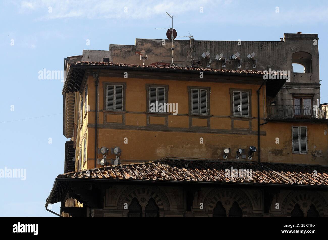 Corner of Piazza Di San Giovanni and Piazza del Duomo. Stock Photo