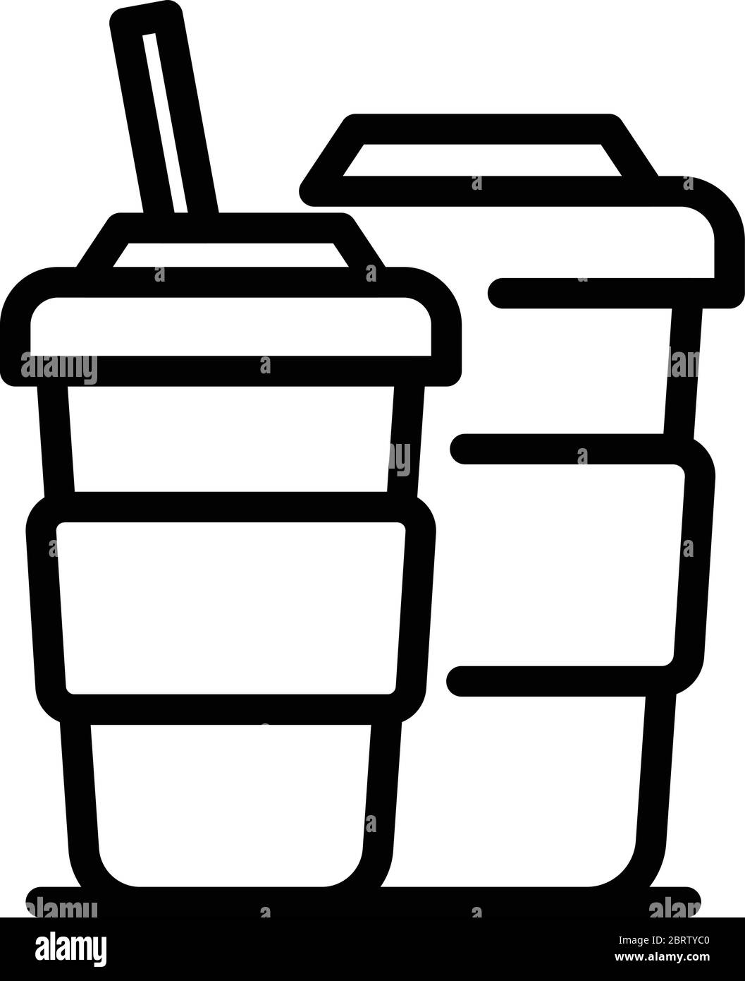 Vintage paper cups Black and White Stock Photos & Images - Alamy