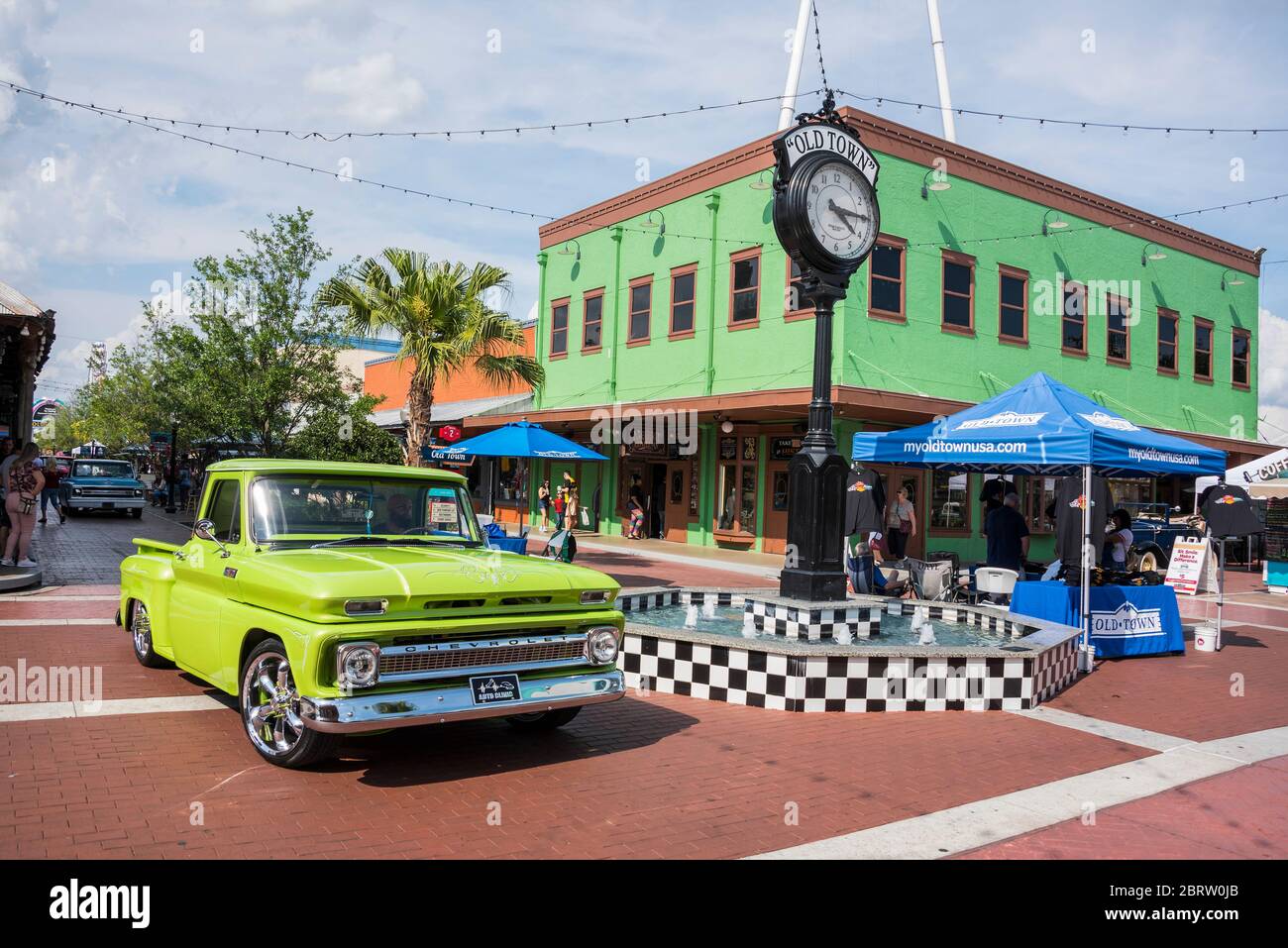 Chevrolet at the weekly Saturday Car Cruise In old Town Kissimmee, Florida, USA. Stock Photo