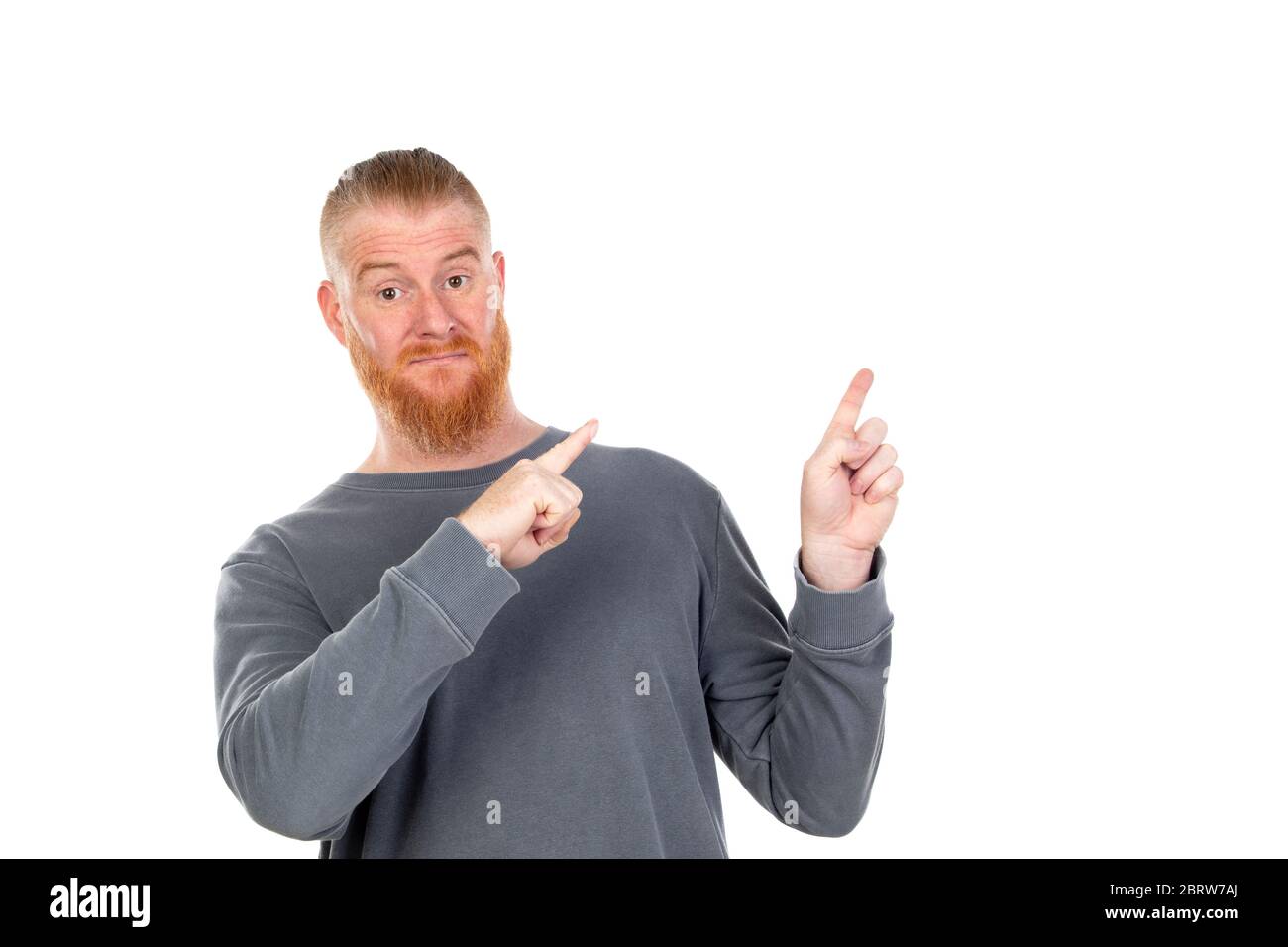 Excited surprised redhead young hi-res stock photography and images - Alamy