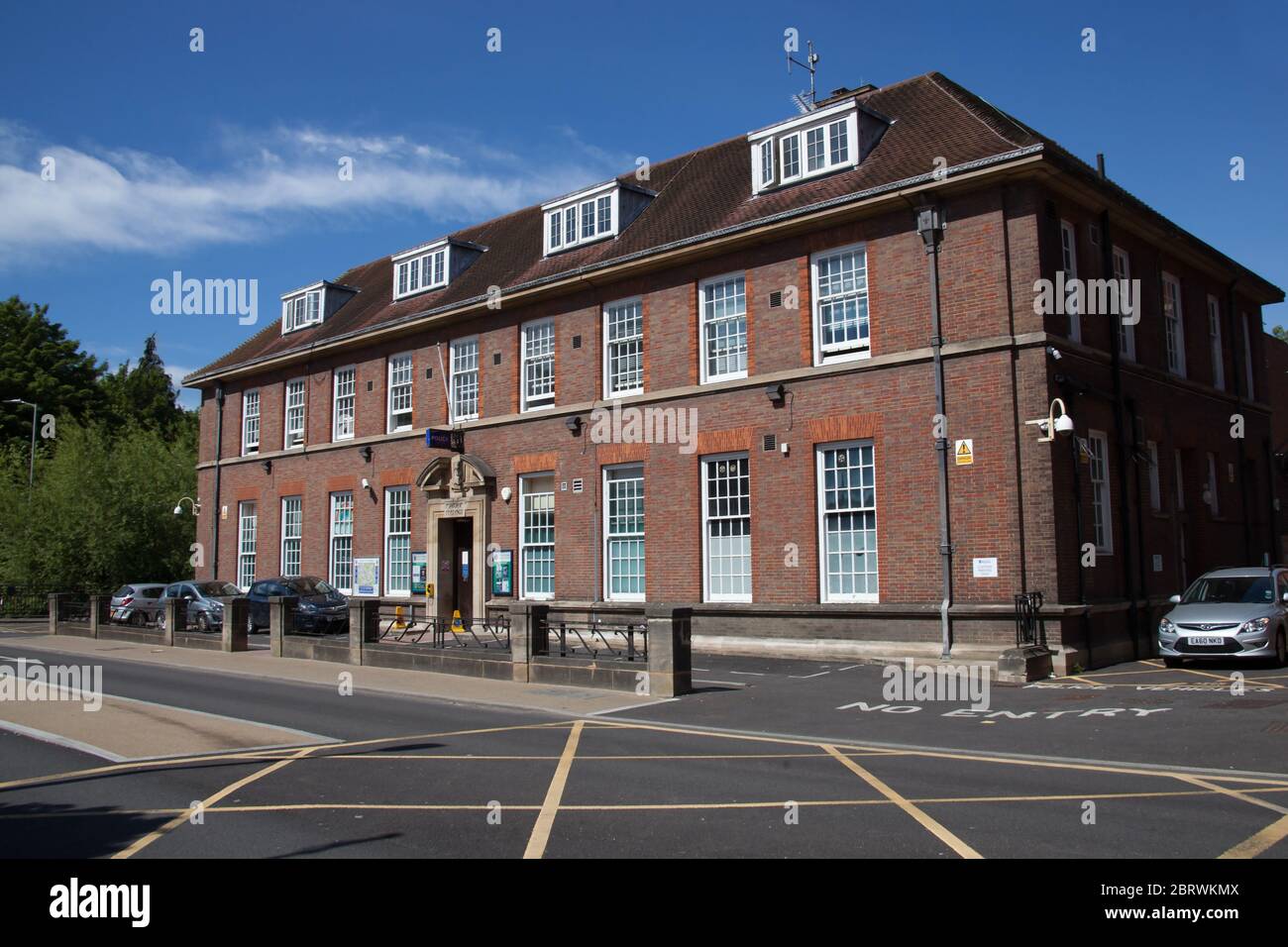 The Police Station building in High Wycombe in Buckinghamshire, UK Stock Photo