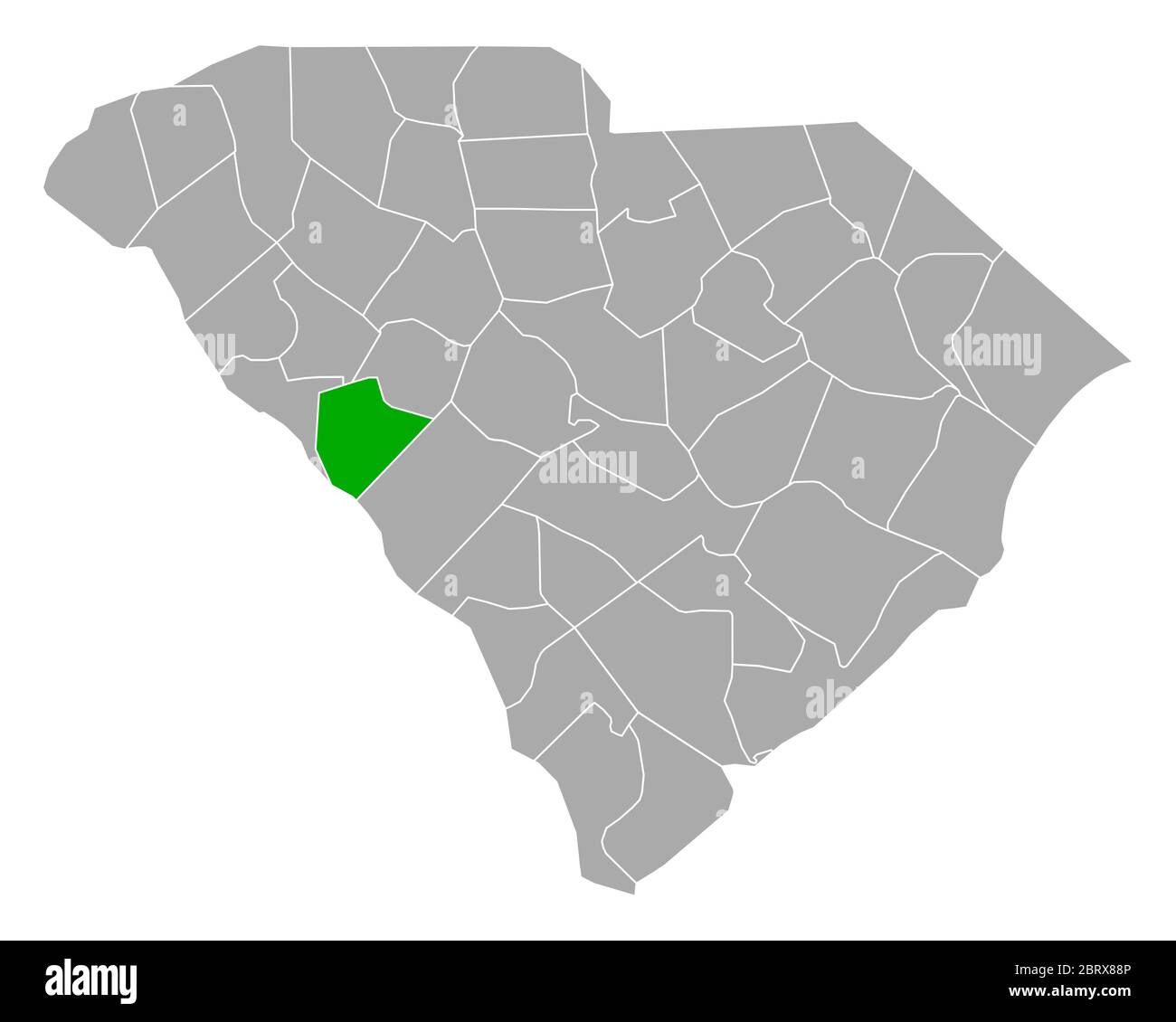 Map of Edgefield in South Carolina Stock Photo Alamy