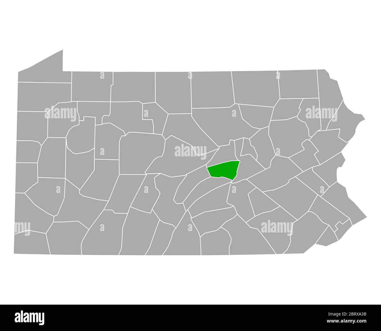 Map of Snyder in Pennsylvania Stock Photo Alamy