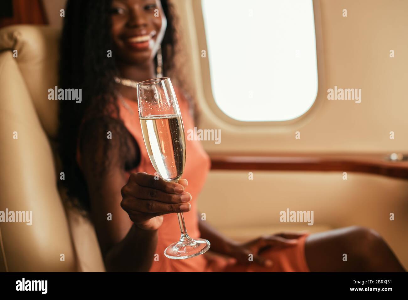 Plane champagne hi-res stock photography and images - Alamy
