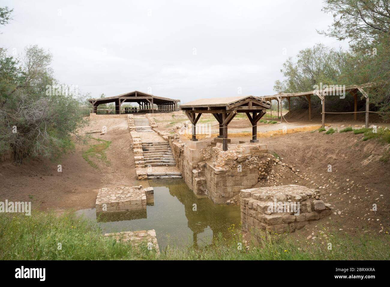 Excavation of Baptism Site Beyond the Jordan" (Al-Maghtas), Jordan Photo - Alamy