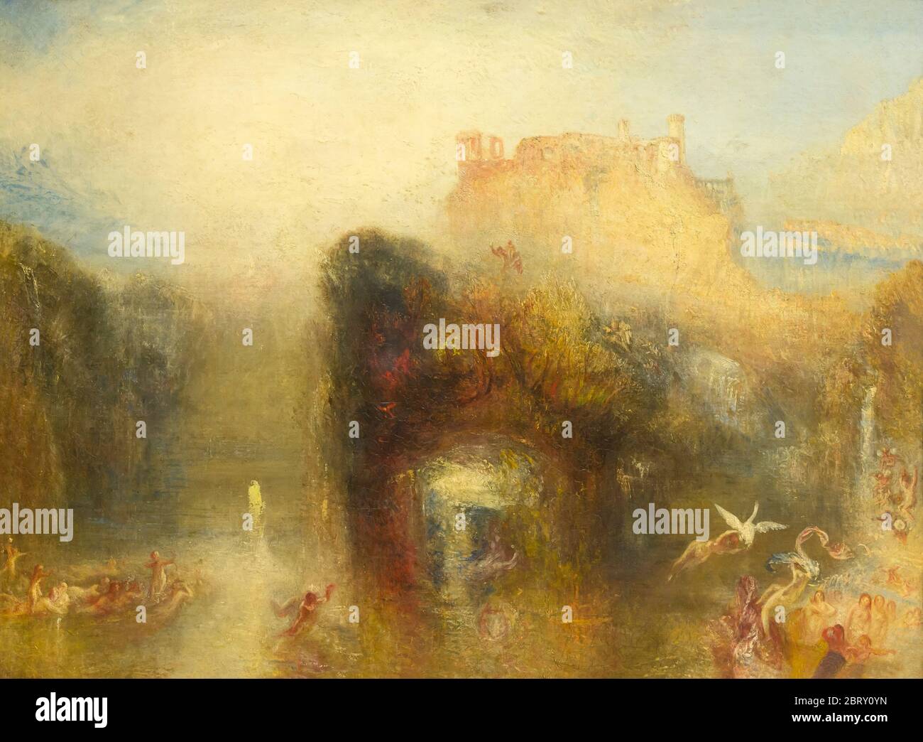 Queen Mab's Cave, by JMW Turner, 1846, Stock Photo