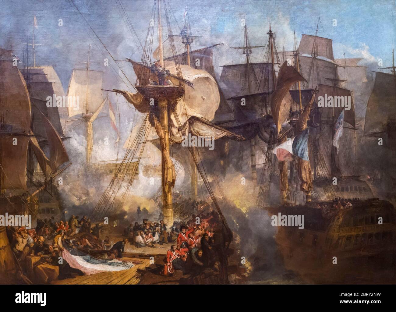 Turner battle trafalgar 1806 hi-res stock photography and images