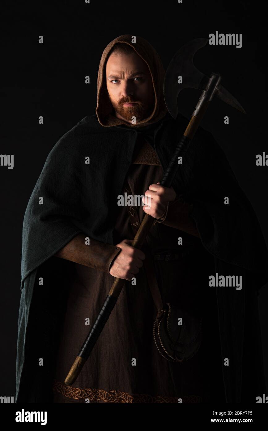 Angry face warrior medieval hi-res stock photography and images - Alamy