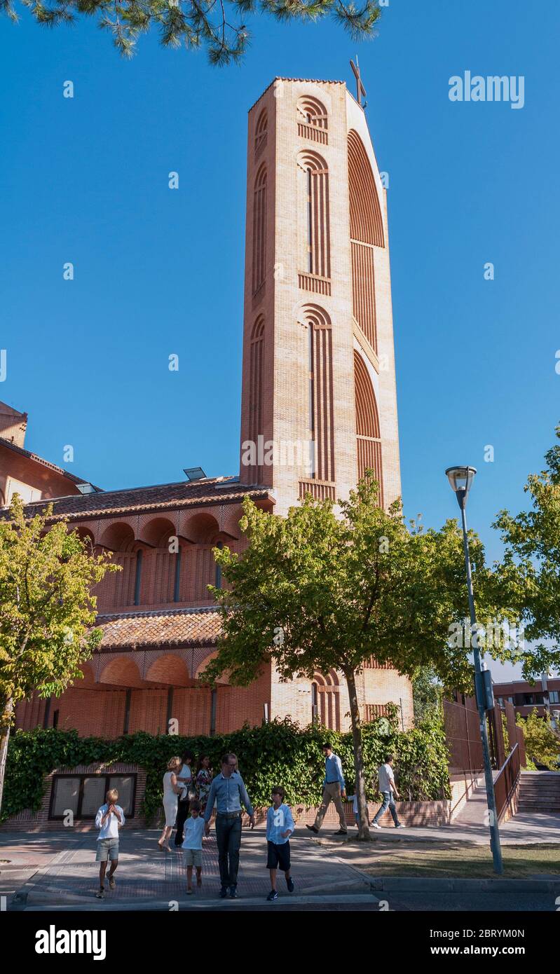 Iglesia de Santa María de Caná. Pozuelo de Alarcón. Madrid. España Stock Photo