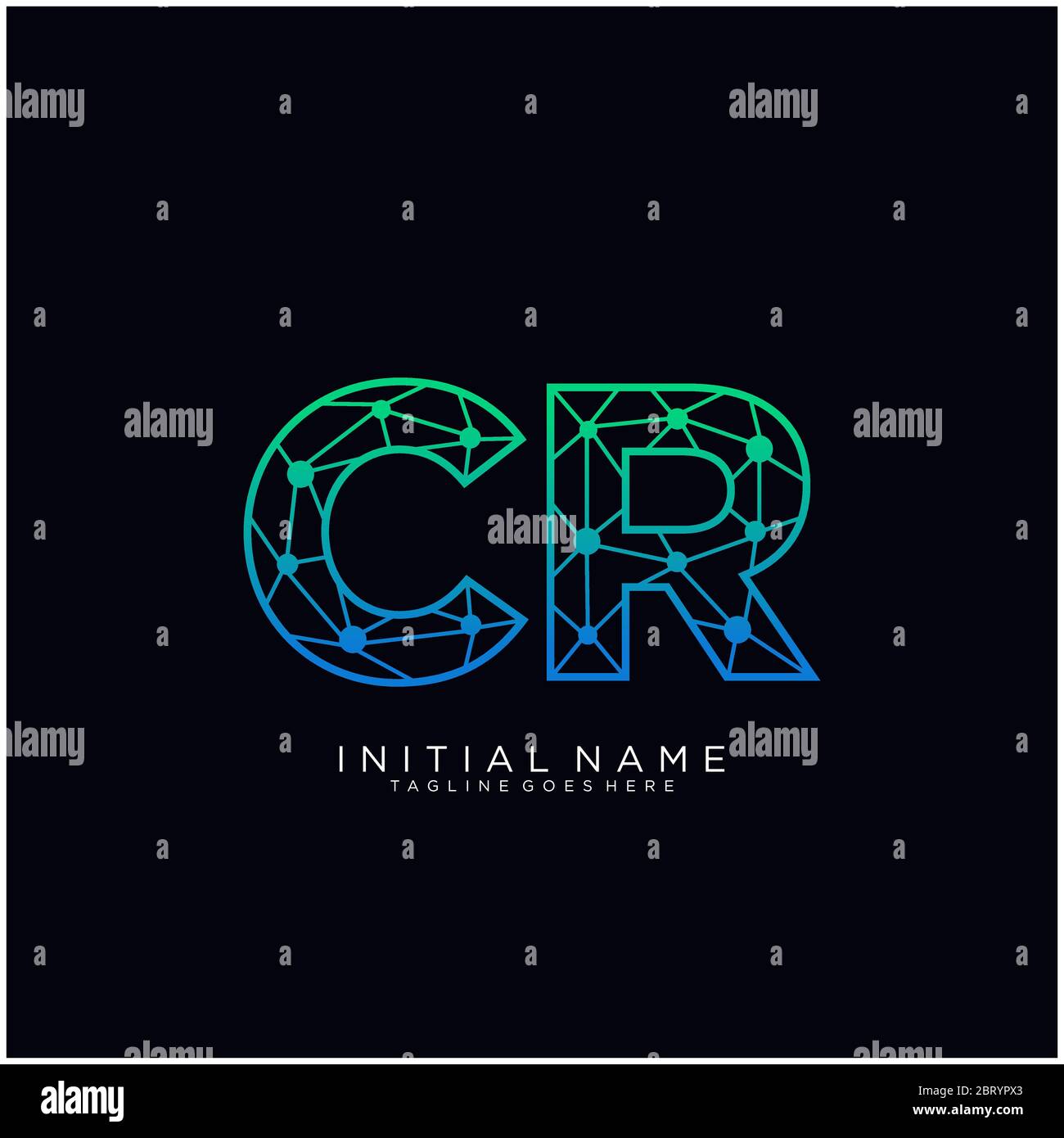 Initial letter cr Stock Vector Images - Alamy