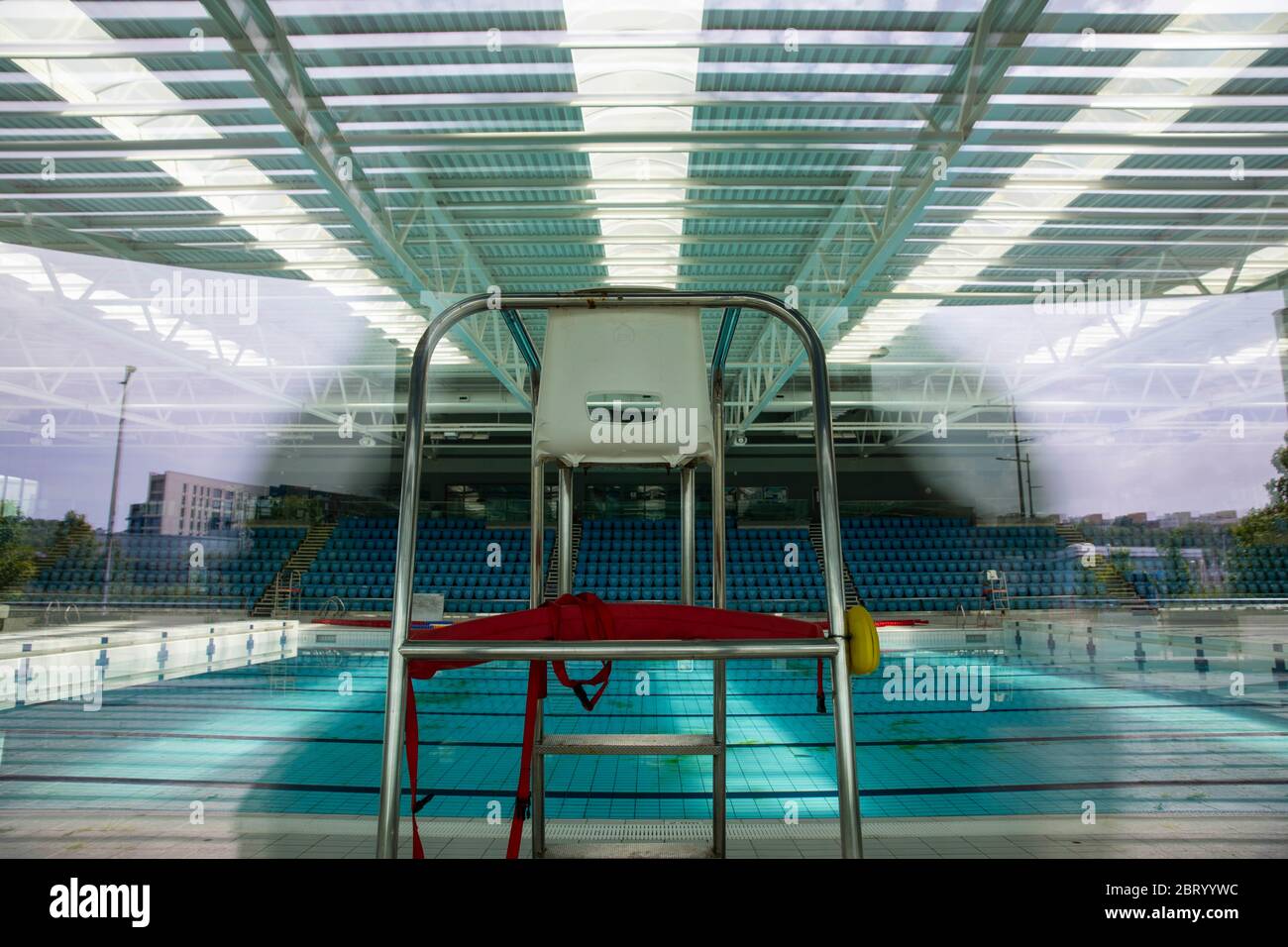 Cardiff international pool hires stock photography and images Alamy