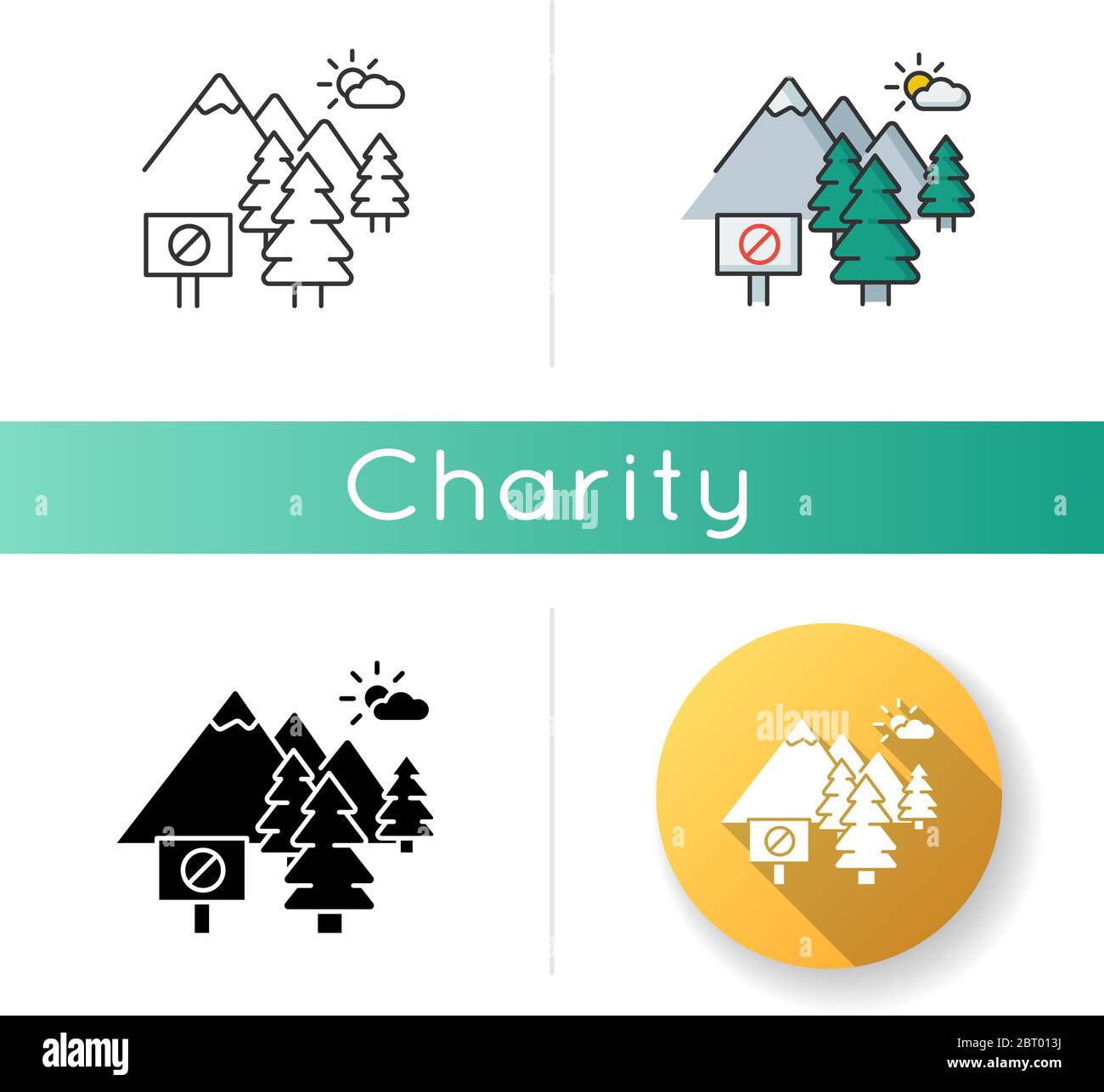 National park icon Stock Vector Image & Art - Alamy