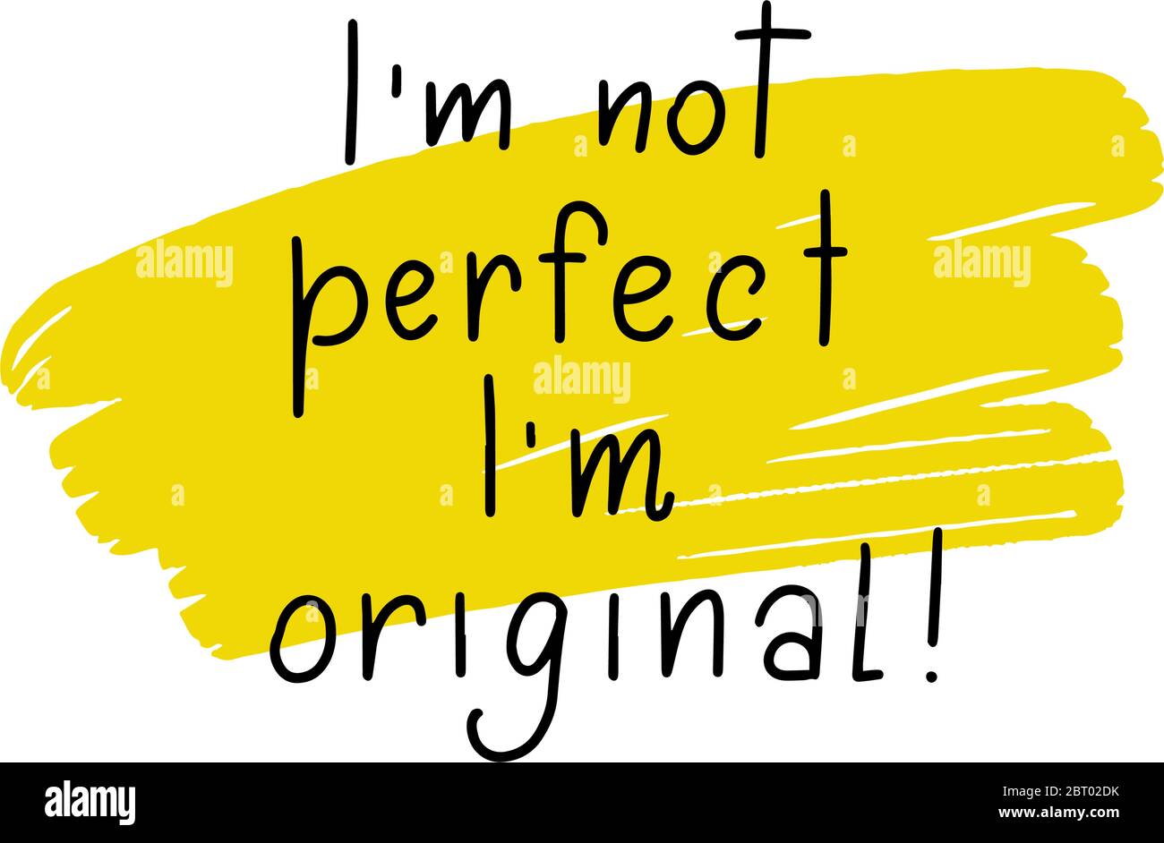 Vector calligraphy illustration isolated on white background. Stock Vector
