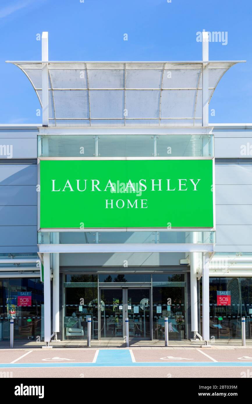 Laura Ashley home store front Giltbrook Retail Park, Ikea Way, Giltbrook,Nottingham East Midlands England UK GB Europe Stock Photo