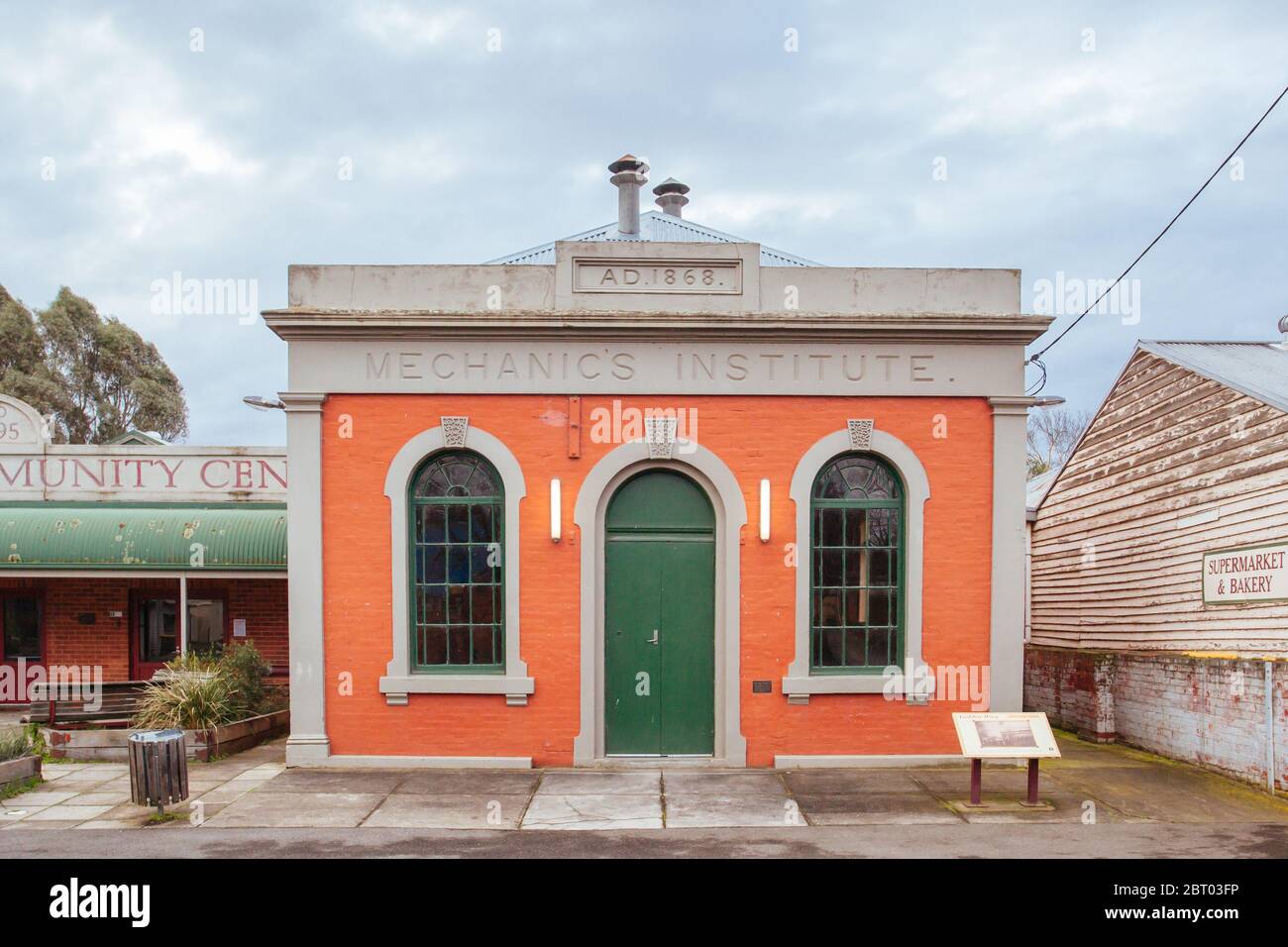 Newstead Township in Victoria Australia Stock Photo Alamy