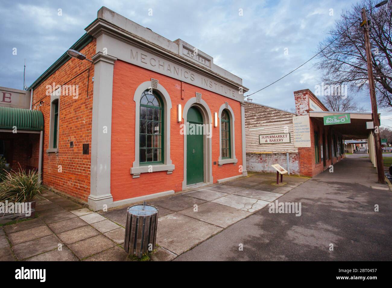 Newstead Township in Victoria Australia Stock Photo Alamy
