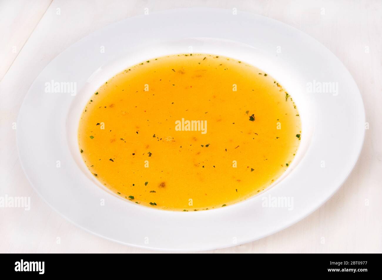 Closeup Plain Conscious Snack Broth Food Aliment Liquid Closeup Diet Plain Soup Stock Photo Alamy