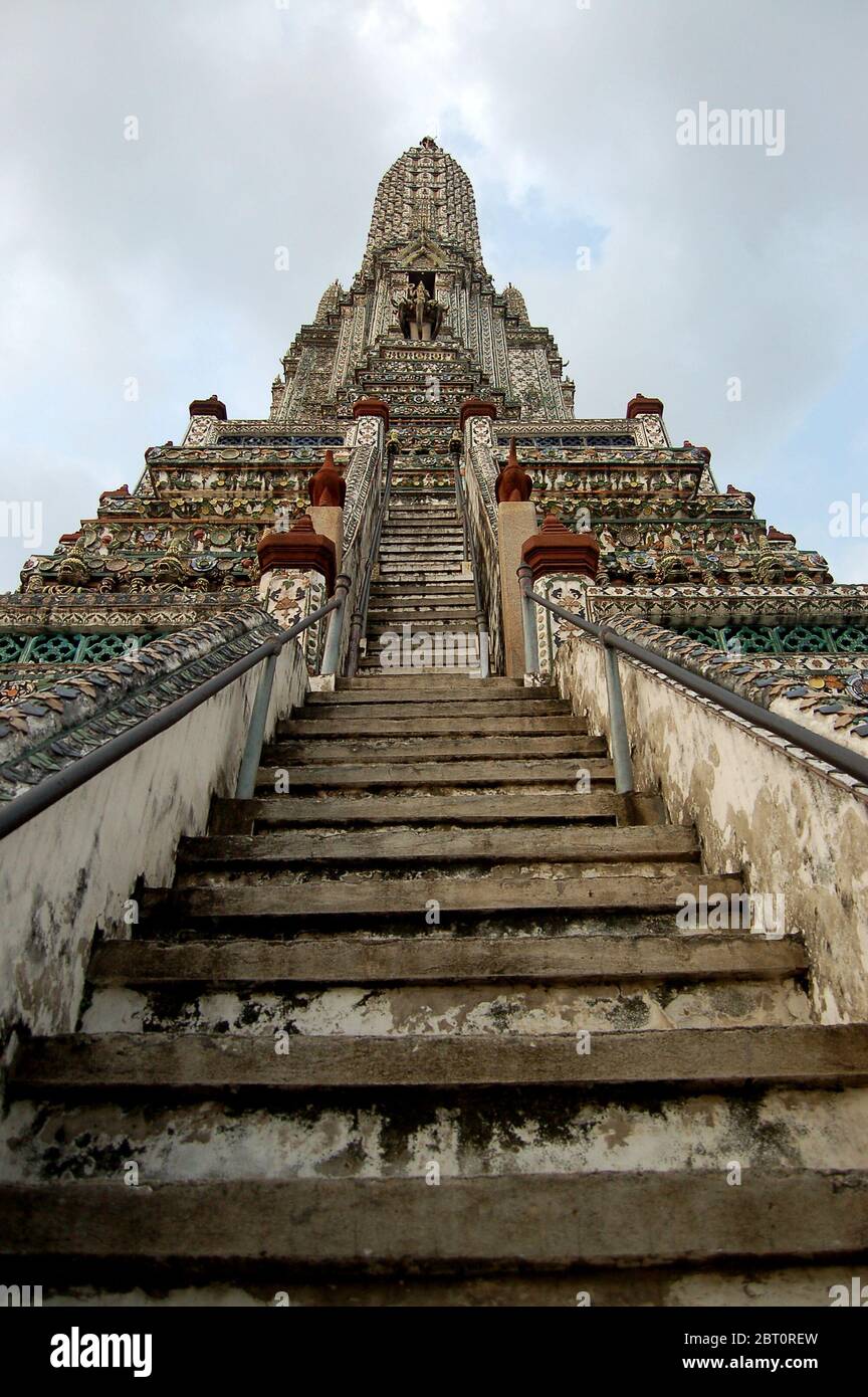 The Grand Palace, a must-see attraction in Bangkok, Thailand. Stock Photo