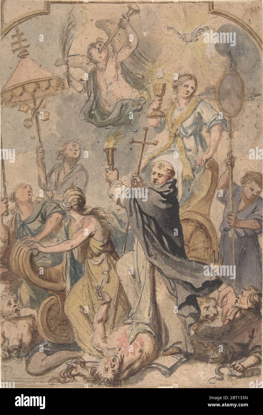An Allegory of the Triumph over Heresy, with St. Dominic to the Fore