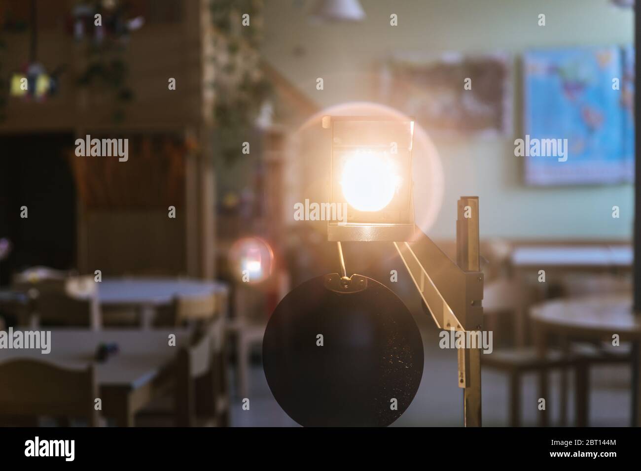 Vintage overhead projector in elementary school Stock Photo Alamy