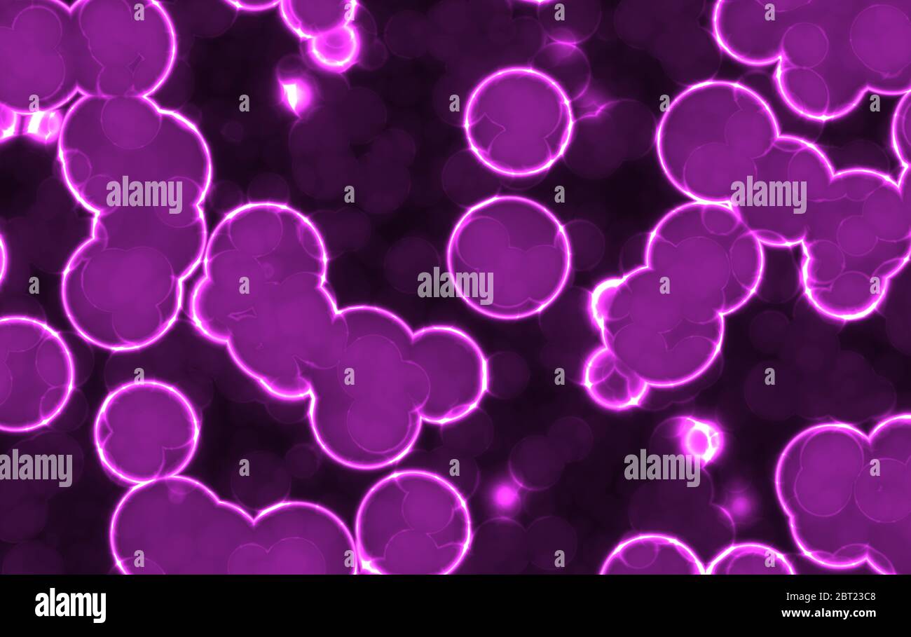decorative abstract colored shiny bacteria cells Stock Photo - Alamy