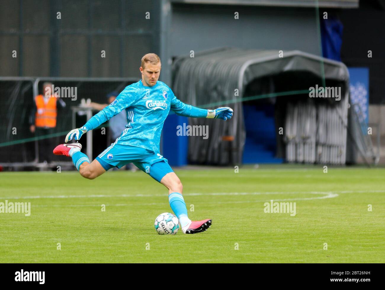 Copenhagen, Denmark. 22nd May, 2020. Goalkeeper Karl-Johan Johnsson of FC Copenhagen seen during a training match between FC Copenhagen and OB at Telia Parken. From next week the Danish Superliga will restart but without fans on the stadiums due to the outbreak of the Corona virus. (Photo Credit: Gonzales Photo/Alamy Live News Stock Photo