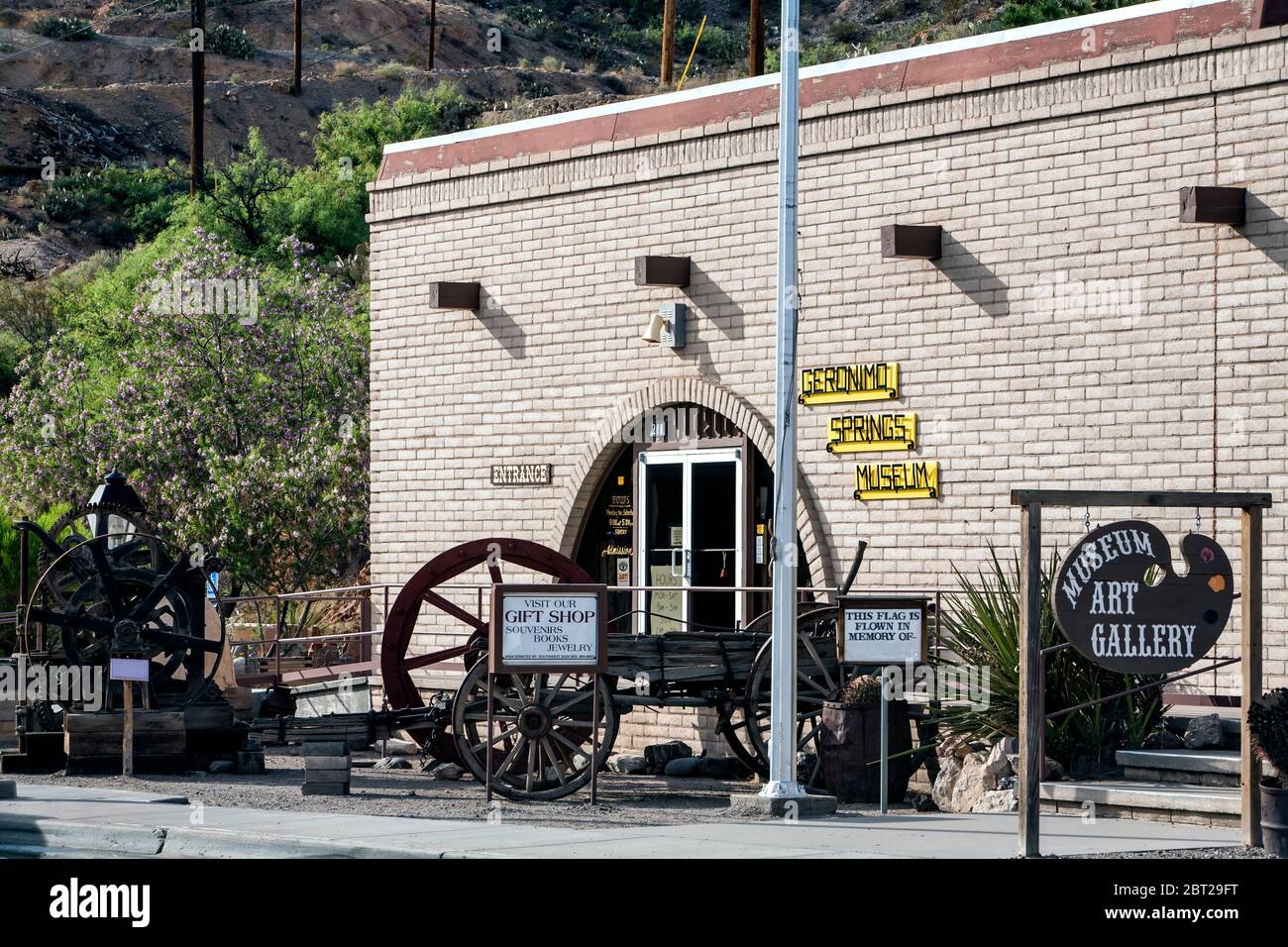 Geronimo Springs Museum, Truth or Consequences, New Mexico USA Stock Photo