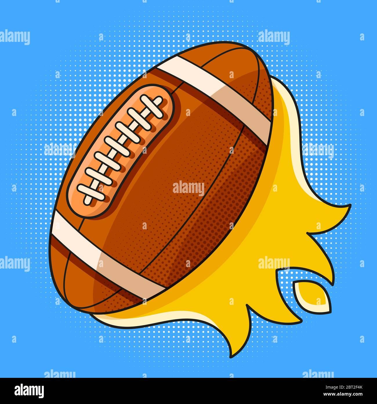 American Football Vector Icon, Sports Ball Symbol. Modern, Simple Flat