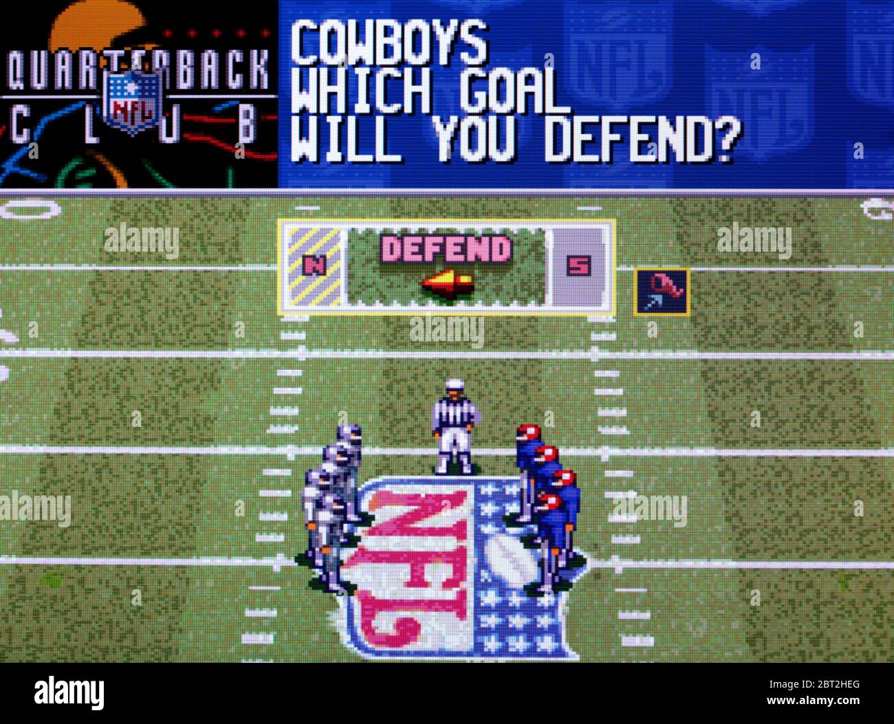 NFL Quarterback Club - SNES Super Nintendo  - Editorial use only Stock Photo