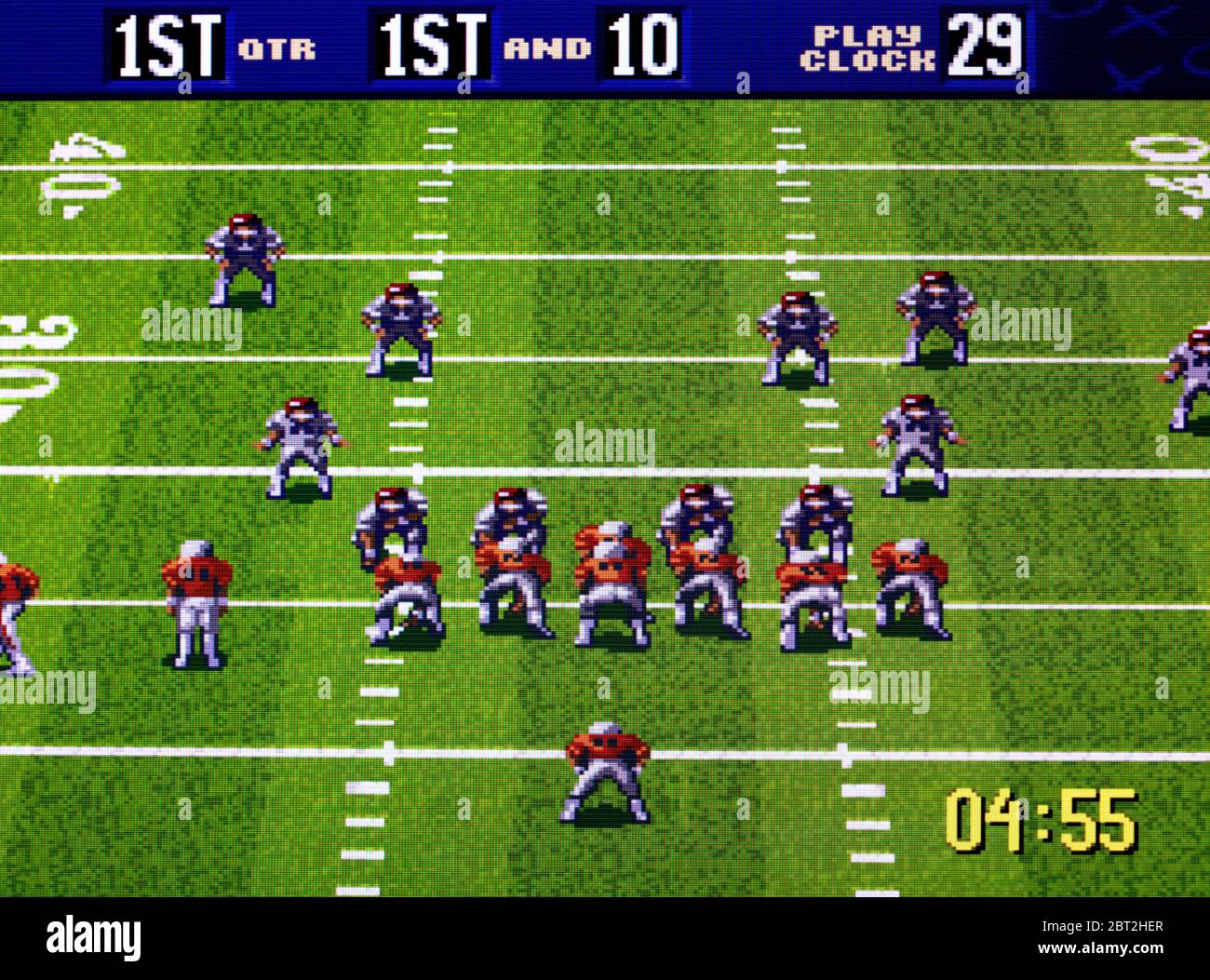 NFL Quarterback Club '96 - SNES Super Nintendo  - Editorial use only Stock Photo