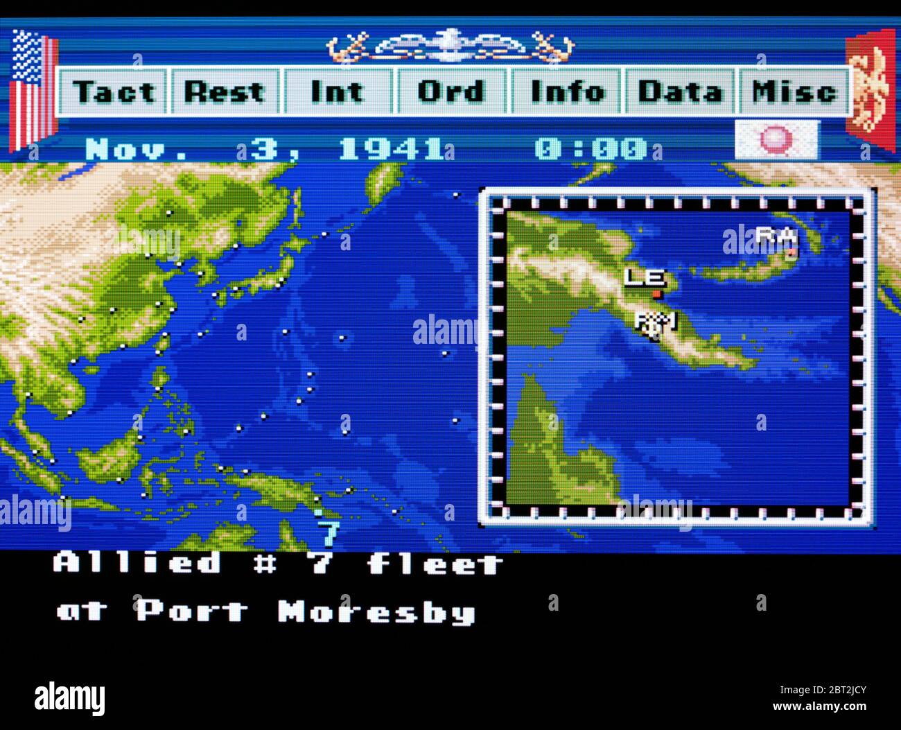 P.T.O. Pacific Theatre of Operations - SNES Super Nintendo
