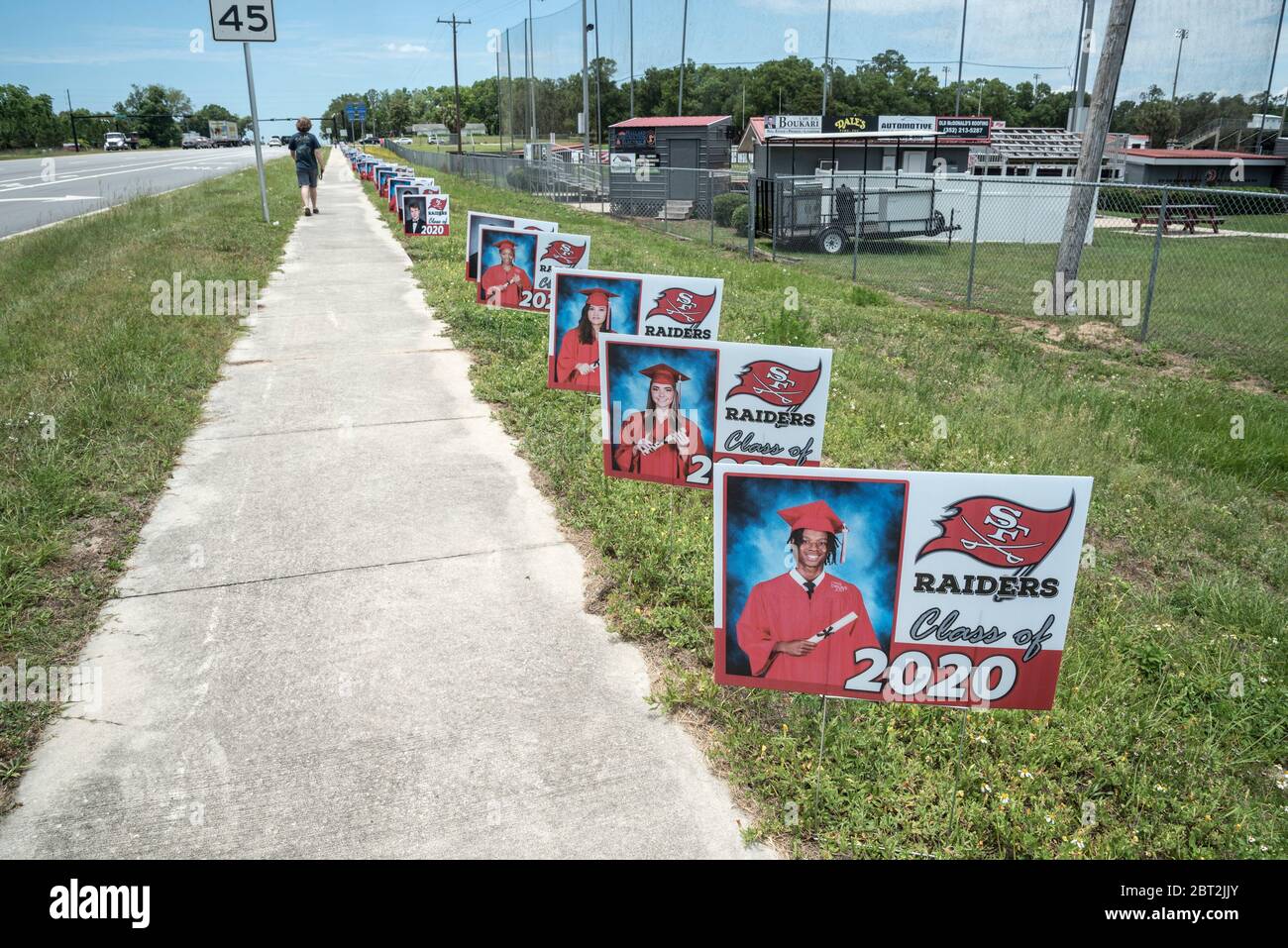 2020 graduating class of Seniors at Santa Fe High School in Alachua