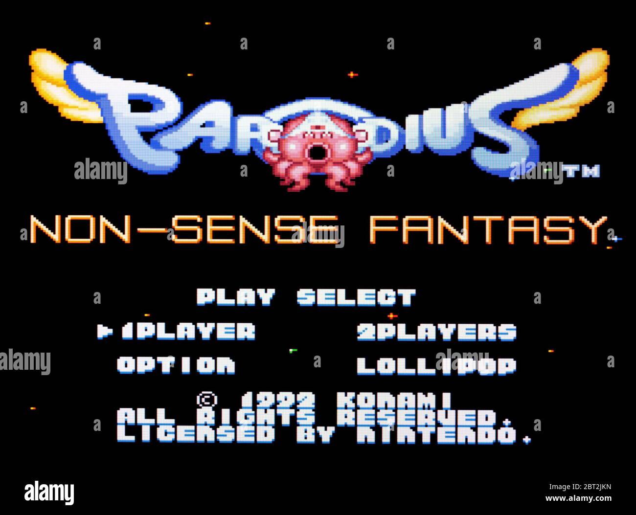 Parodius - SNES Super Nintendo - Editorial use only Stock Photo - Alamy