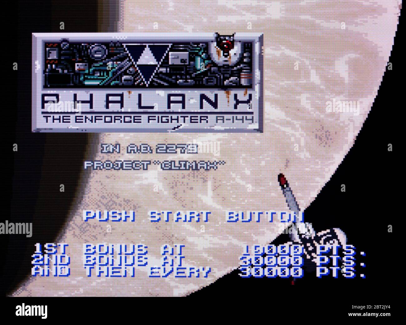 Phalanx The Enforce Fighter A-144 - SNES Super Nintendo