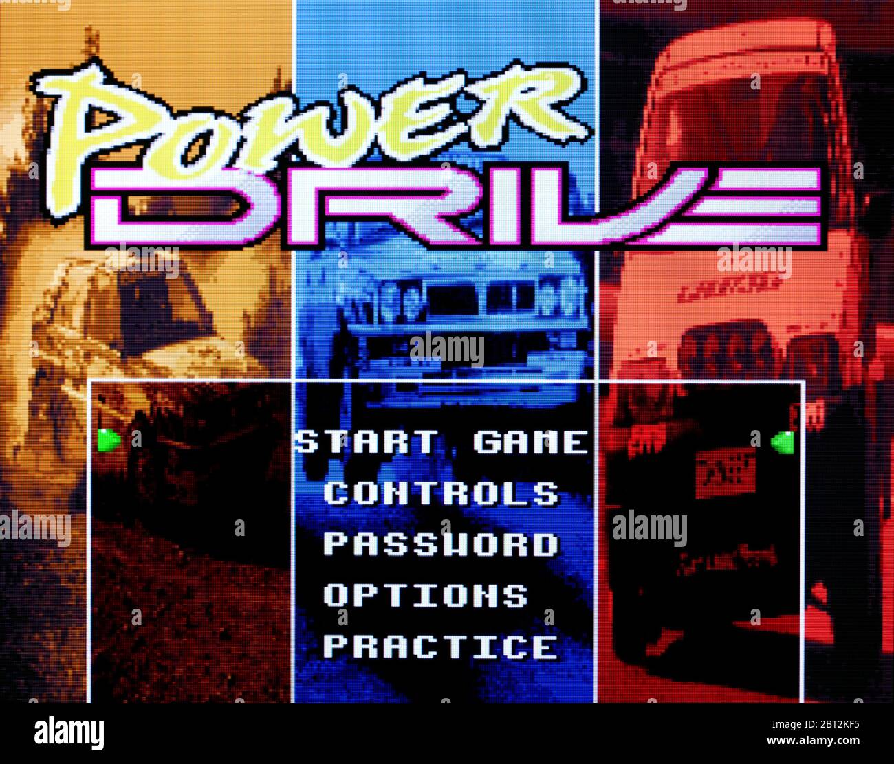 Power Drive - SNES Super Nintendo - Editorial use only Stock Photo - Alamy