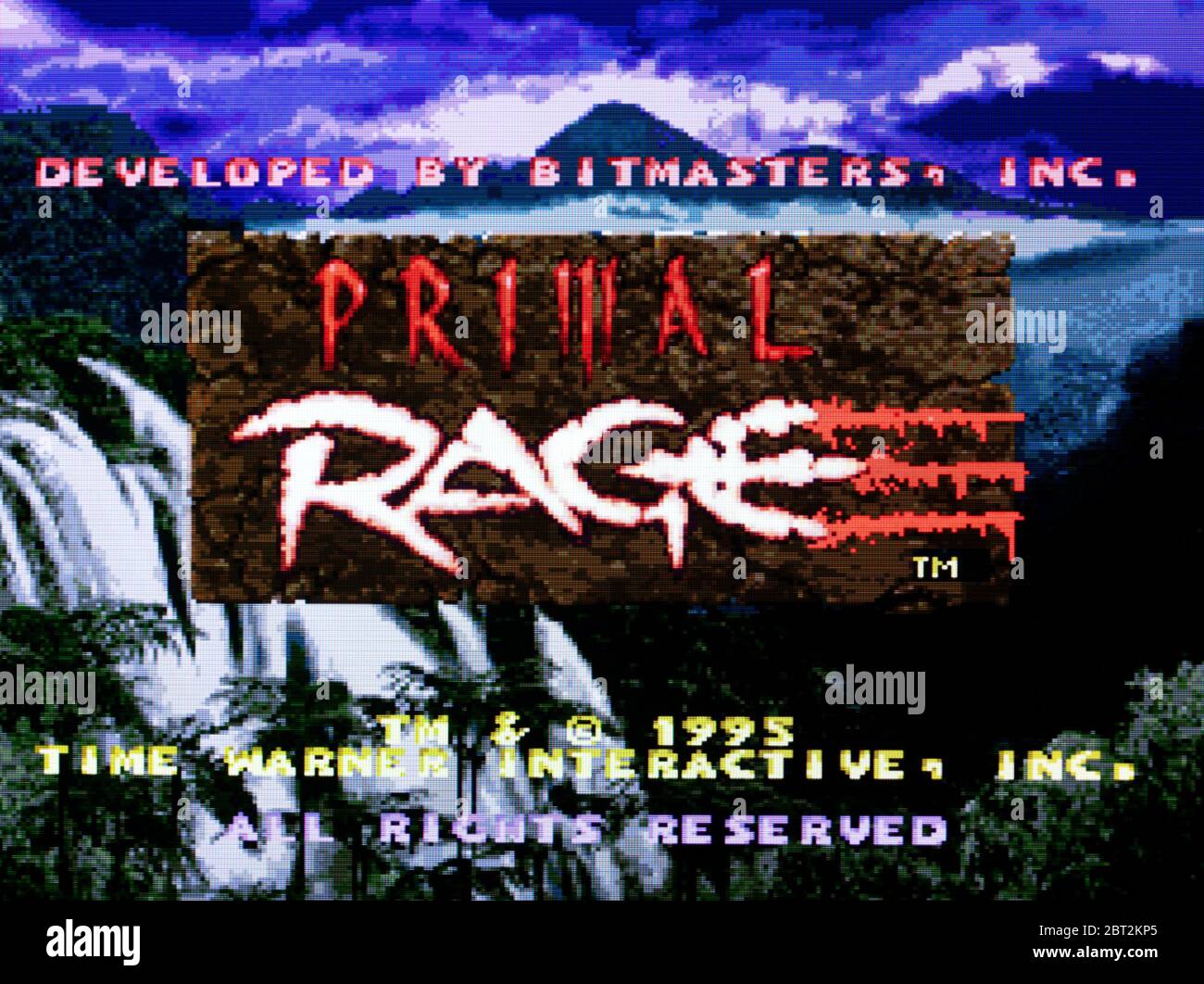 Primal Rage - SNES Super Nintendo - Editorial use only Stock Photo - Alamy