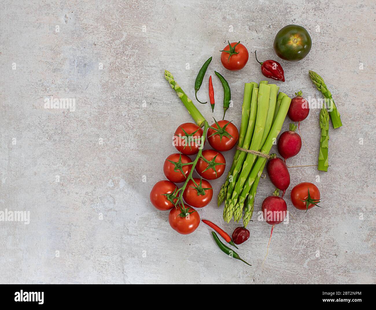 Top view ripe vegetables hi-res stock photography and images - Alamy