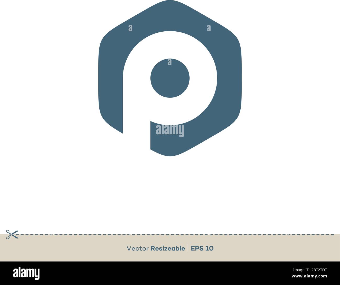 Letter P Icon Vector Logo Template Illustration Design. Vector EPS 10. Stock Vector