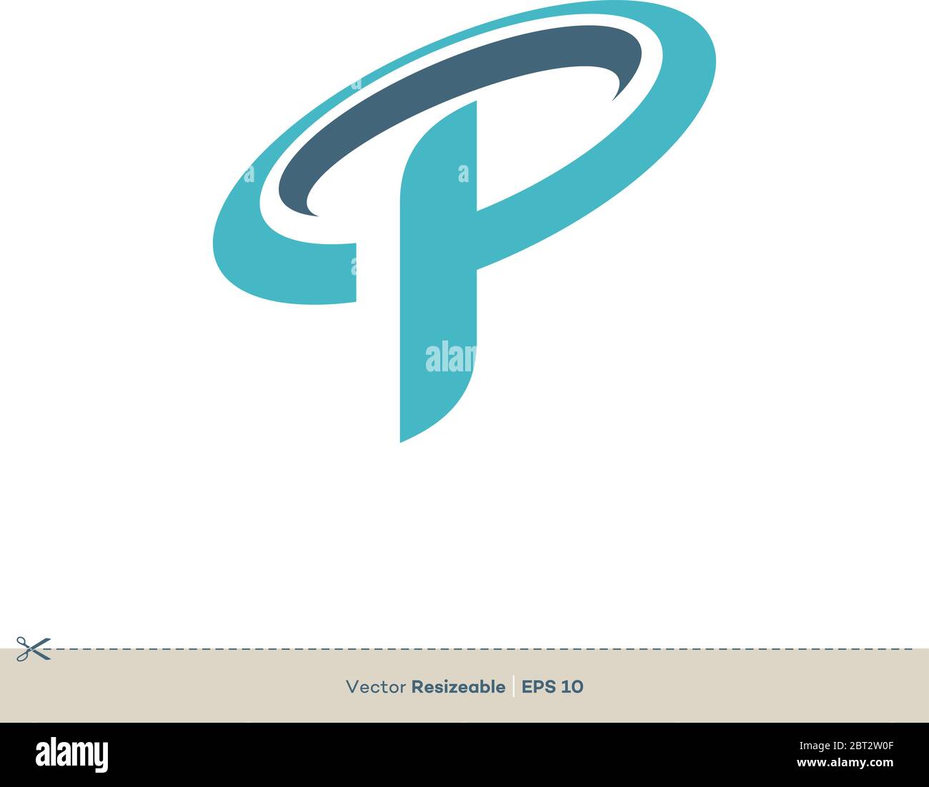 Letter P Icon Vector Logo Template Illustration Design. Vector EPS 10. Stock Vector