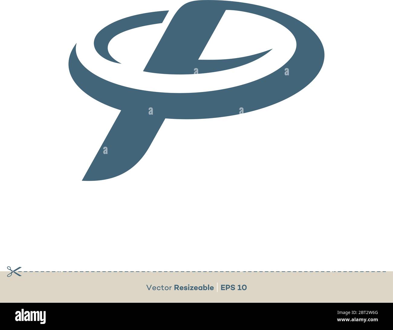 Letter P Icon Vector Logo Template Illustration Design. Vector EPS 10. Stock Vector