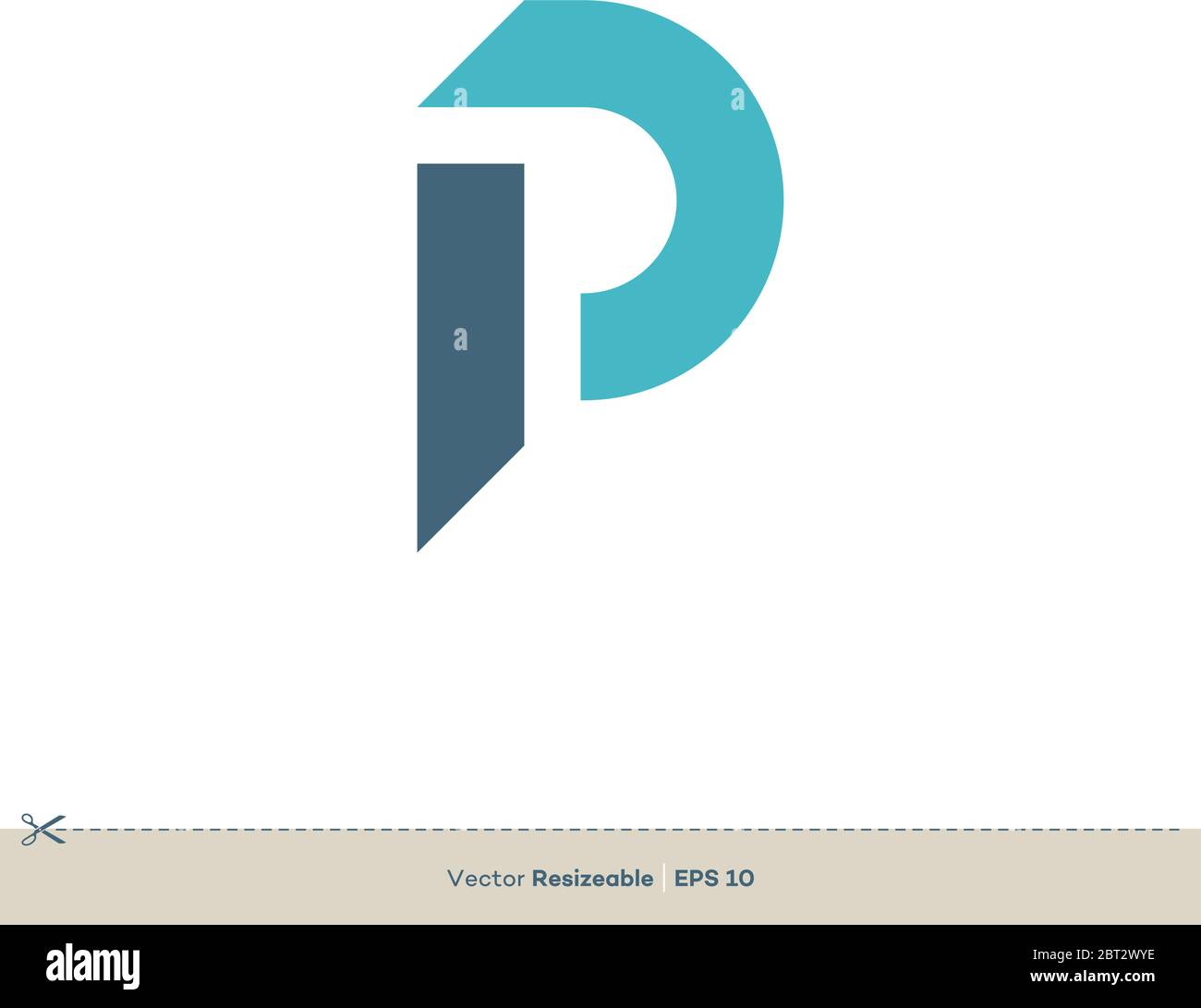 Letter P Icon Vector Logo Template Illustration Design. Vector EPS 10. Stock Vector