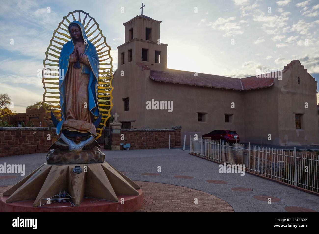 Statue of the Virgin of Guadalupe by the Santuario de Nuestra Señora de