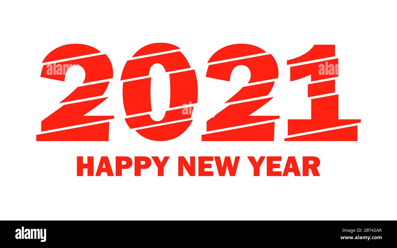 Happy New Year 2021 Design Template Modern Design For Calendar Invitations Greeting Cards Holidays Flyers Or Prints Stock Vector Image Art Alamy 2021 calendar greeting cards