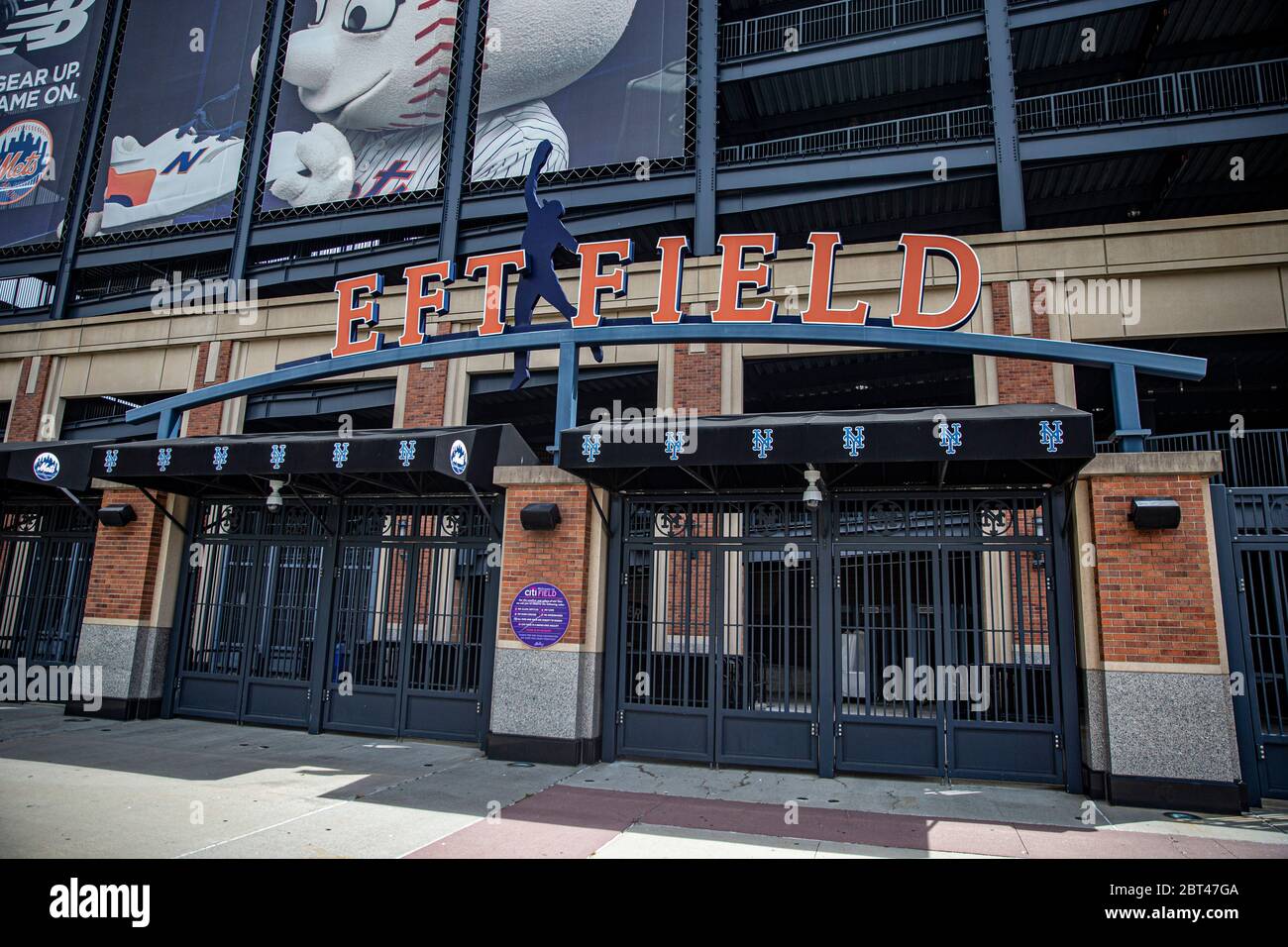New York, N.Y/USA 22nd May 2020 The Left Field Gate at Citi Field is